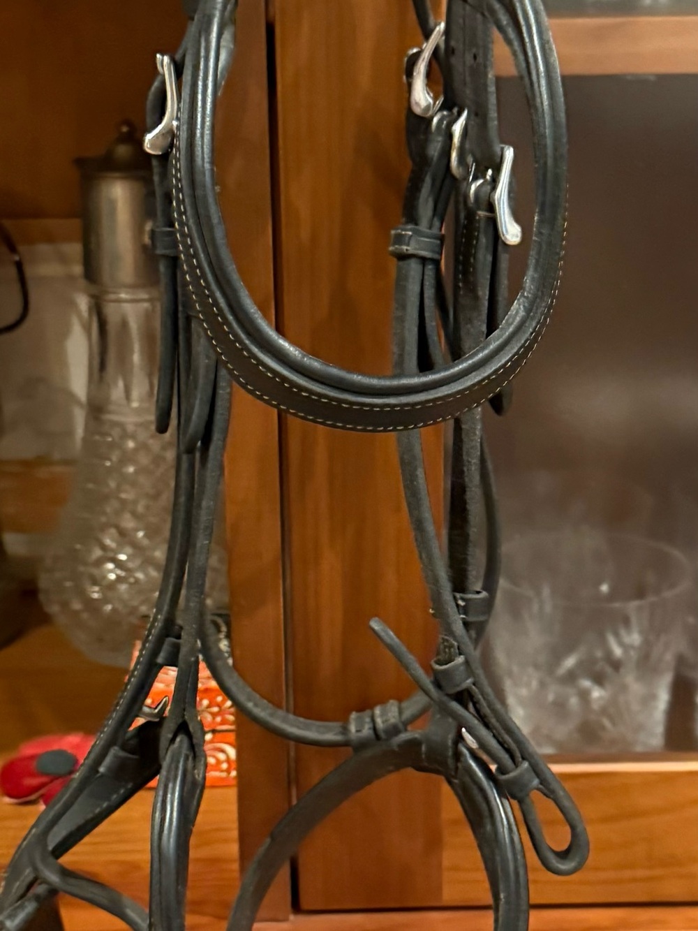 Halter Ego Black Leather Horse Bridle